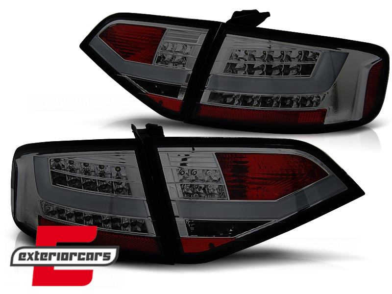 LED stražnja svjetla LightBar dizajn (smoke) / Audi A4 B8 limuzina (2008-2011) - Slika 2