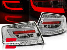 LED stražnja svjeta LedBar dizajn (chrome) / Audi A6 C6 4F limuzina (2004-07.2008)