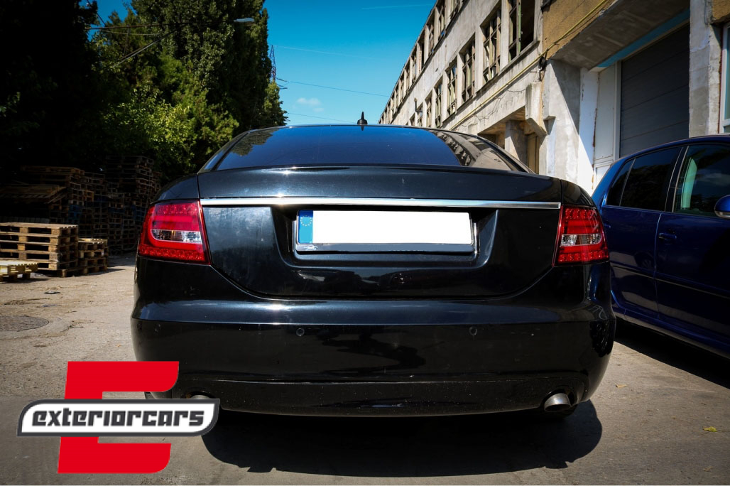 LED stražnja svjetla LedBar dizajn (crvena/kristal) / Audi A6 C6 4F limuzina (2004-07.2008) - Slika 9