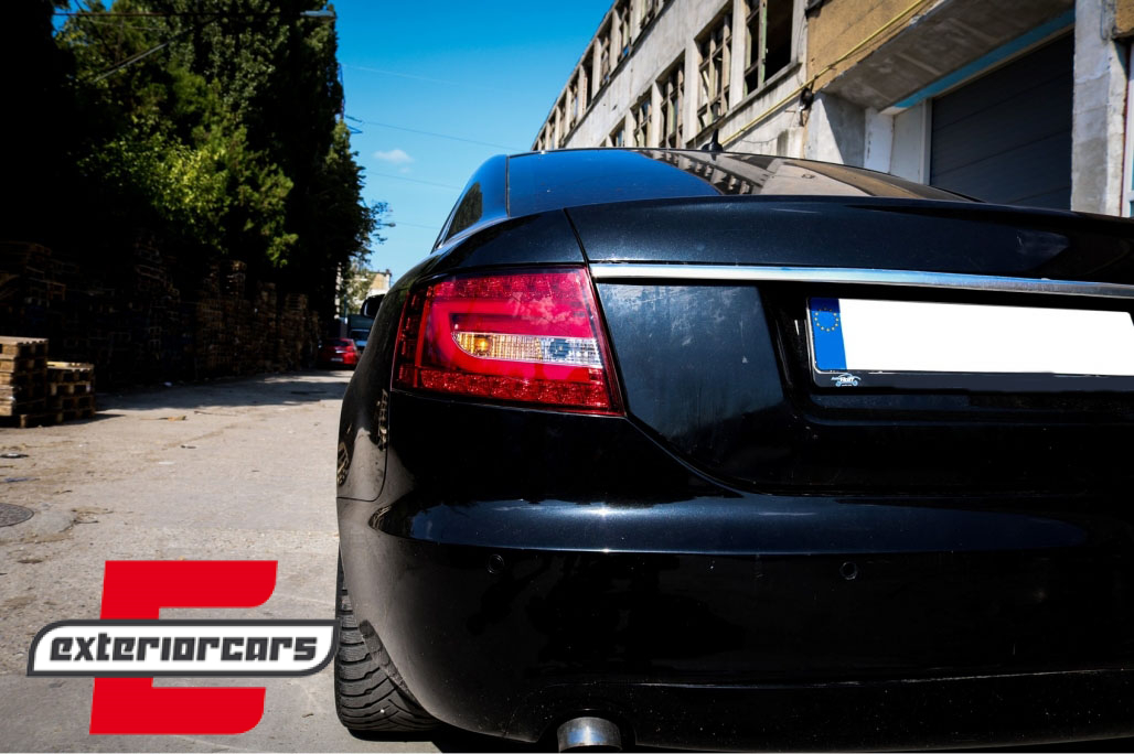LED stražnja svjetla LedBar dizajn (crvena/kristal) / Audi A6 C6 4F limuzina (2004-07.2008) - Slika 10