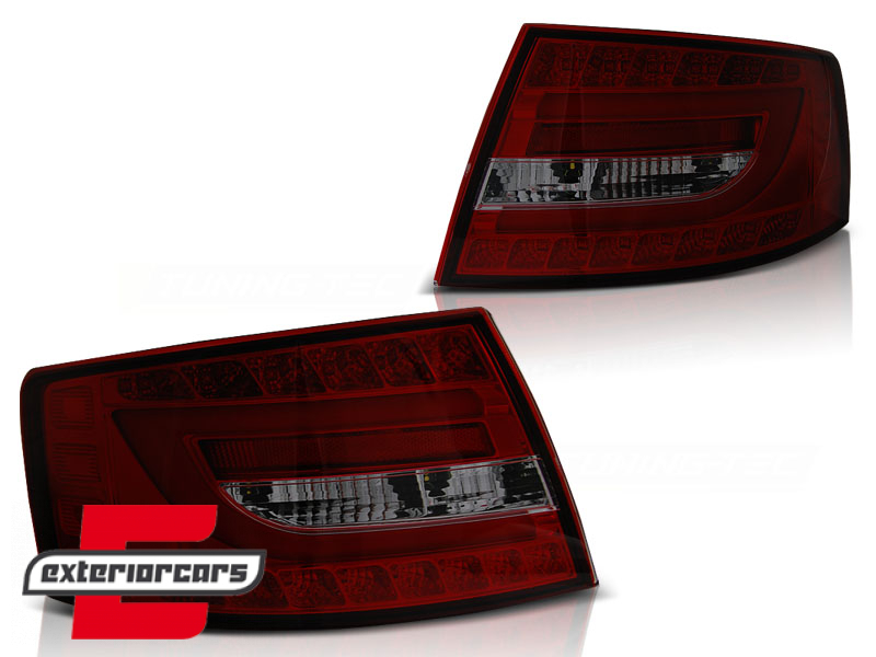 LED stražnja svjetla LedBar (crvena/smoke) / Audi A6 C6 4F limuzina (2004-07.2008) - Slika 2