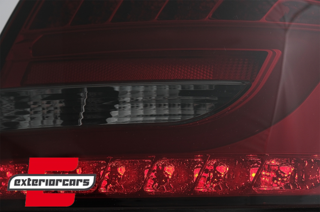 LED stražnja svjetla LedBar dizajn (crvena/smoke) / Audi A6 C6 4F limuzina (2004-07.2008) - Slika 6