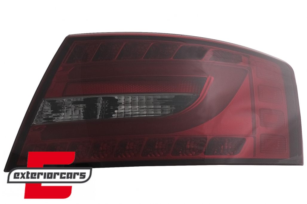 LED stražnja svjetla LedBar dizajn (crvena/smoke) / Audi A6 C6 4F limuzina (2004-07.2008) - Slika 9