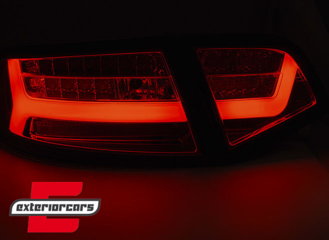 LED stražnja svjetla SEQ žmigavci Facelift dizajn (crna/smoke) / Audi A6 4F2 C6 limuzina (2008-2011) - Slika 3