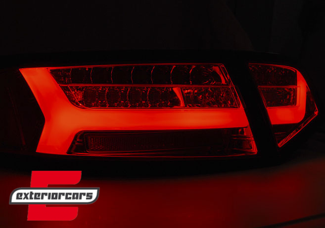 LED stražnja svjetla SEQ žmigavci Facelift dizajn (crna/smoke) / Audi A6 4F2 C6 limuzina (2008-2011) - Slika 4