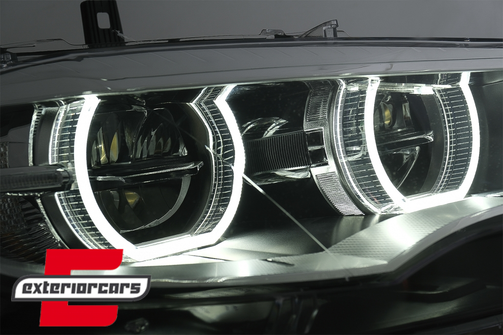 LED prednji farovi 3D Angel Eyes Xenon (chrome) / BMW X6 E71 (2008-2012) - Slika 10