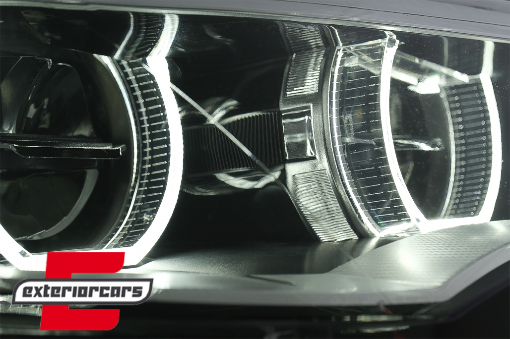 LED prednji farovi 3D Angel Eyes Xenon (chrome) / BMW X6 E71 (2008-2012) - Slika 11