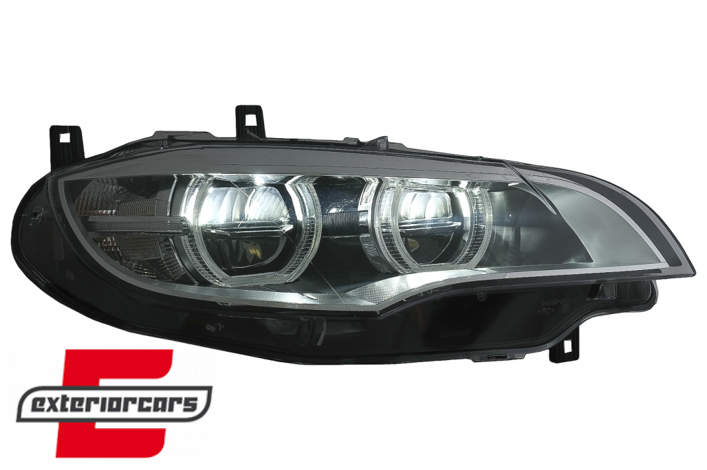 LED prednji farovi 3D Angel Eyes Xenon (chrome) / BMW X6 E71 (2008-2012) - Slika 2