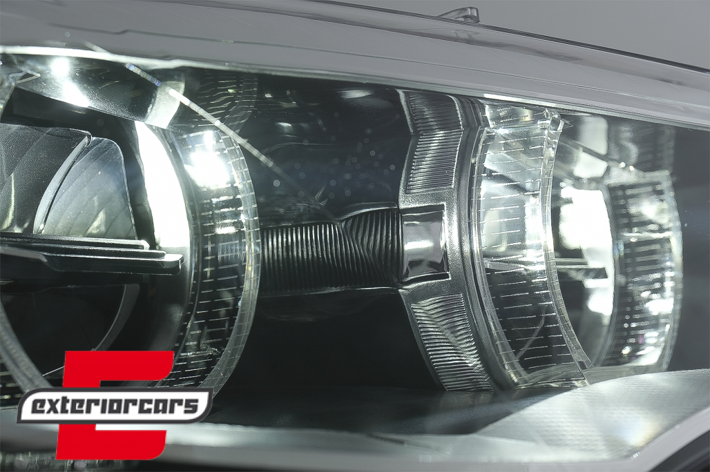 LED prednji farovi 3D Angel Eyes Xenon (chrome) / BMW X6 E71 (2008-2012) - Slika 4