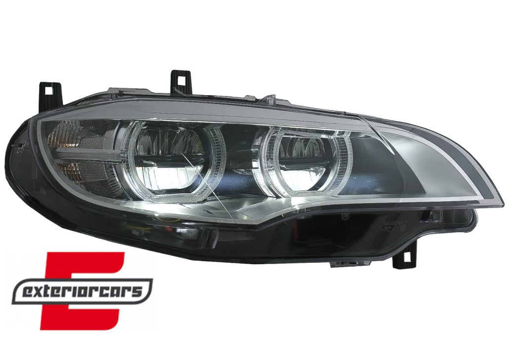 LED prednji farovi 3D Angel Eyes Xenon (chrome) / BMW X6 E71 (2008-2012) - Slika 5