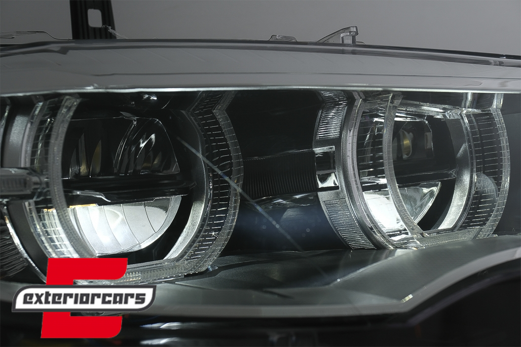 LED prednji farovi 3D Angel Eyes Xenon (chrome) / BMW X6 E71 (2008-2012) - Slika 7