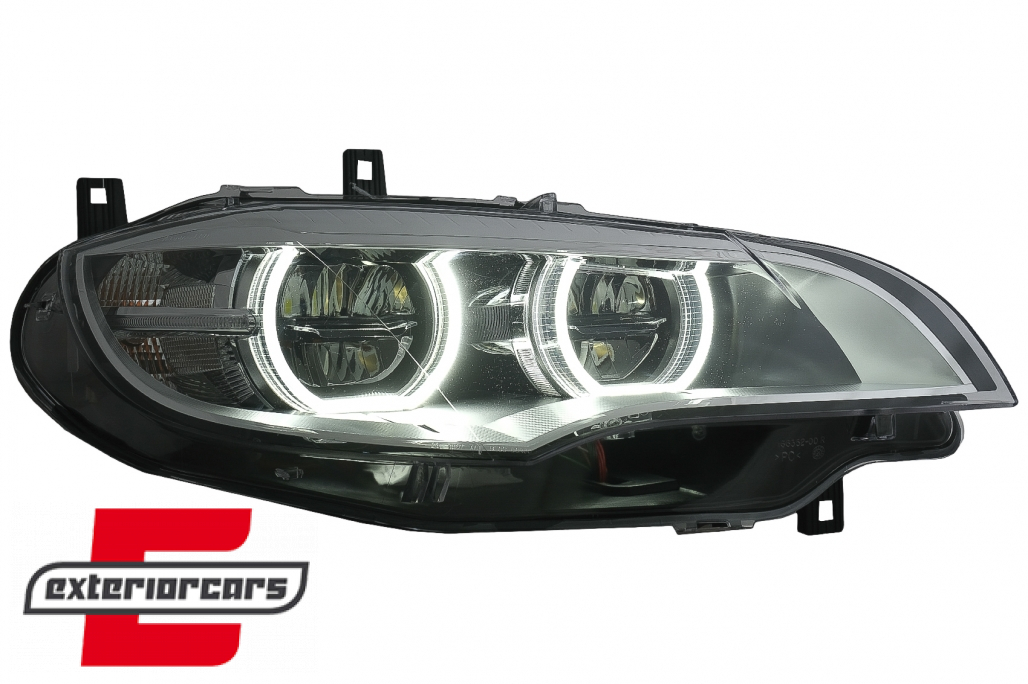 LED prednji farovi 3D Angel Eyes Xenon (chrome) / BMW X6 E71 (2008-2012) - Slika 8