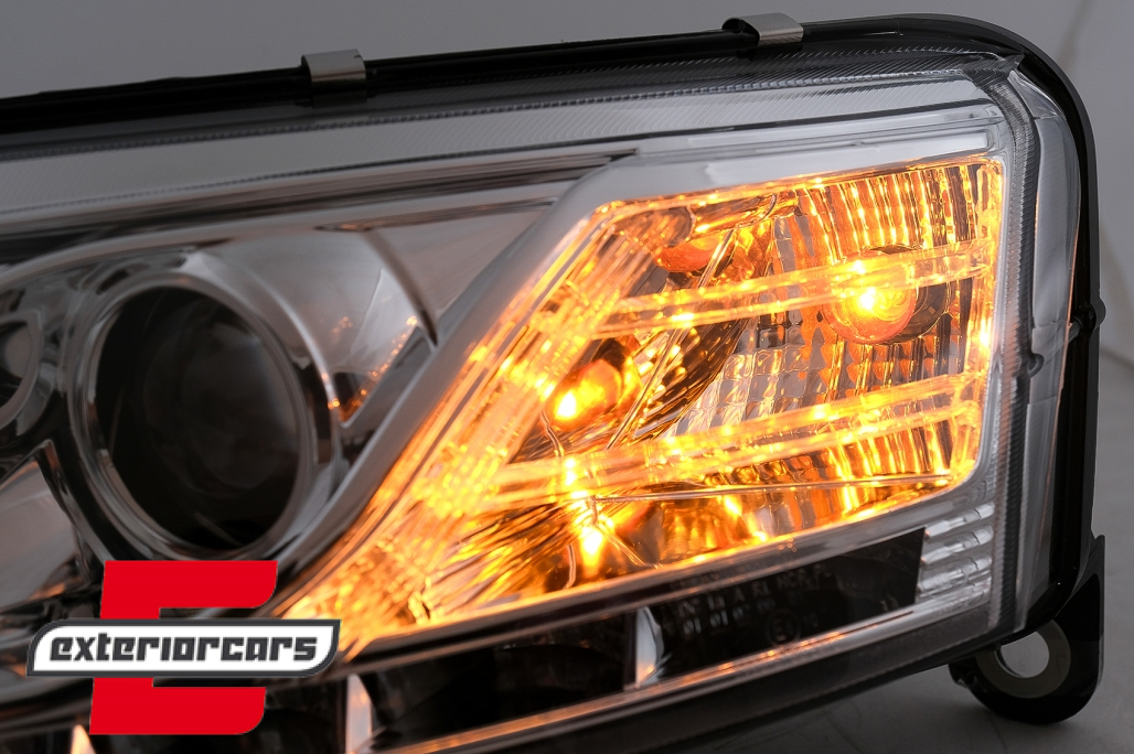 Prednja svjetla LED TrueDRL Xenon (chrome) / Audi A6 C6 4F (04.2004-2008) - Slika 10