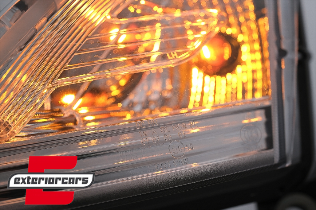 Prednja svjetla LED TubeLights (chrome) / Audi A6 C6 4F (04.2004-2008) - Slika 9