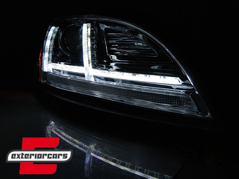 Prednja svjetla LED DRL SEQ žmigavci Xenon (chrome) / Audi TT 8J (2010-2014) - Slika 4
