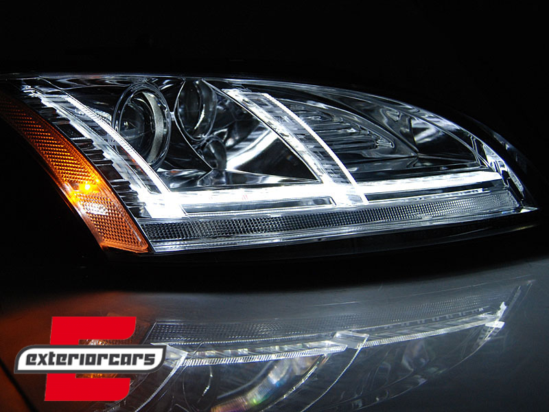 Prednja svjetla LED DRL SEQ žmigavci Xenon (chrome) / Audi TT 8J (2010-2014) - Slika 3