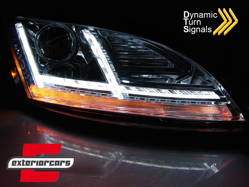 Prednja svjetla LED DRL SEQ žmigavci Xenon (chrome) / Audi TT 8J (2010-2014) - Slika 2