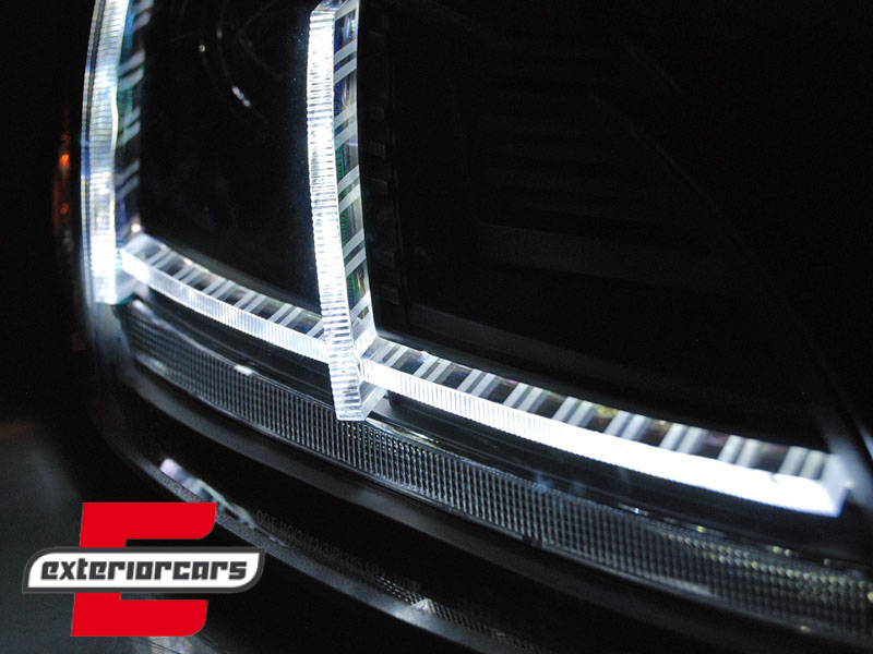 Prednja svjetla LED DRL SEQ žmigavci Xenon (crna) / Audi TT 8J (2010-2014) - Slika 2