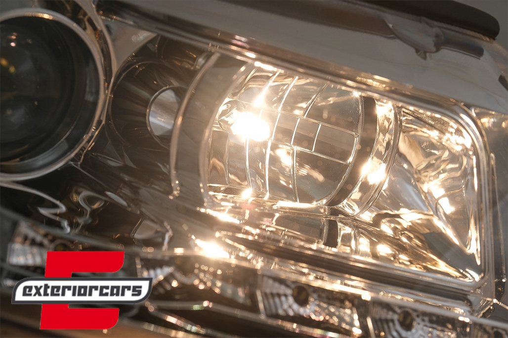 Prednja svjetla LED DayLight (chrome) / Audi A4 Cabrio B6 (2002-2006) - Slika 7