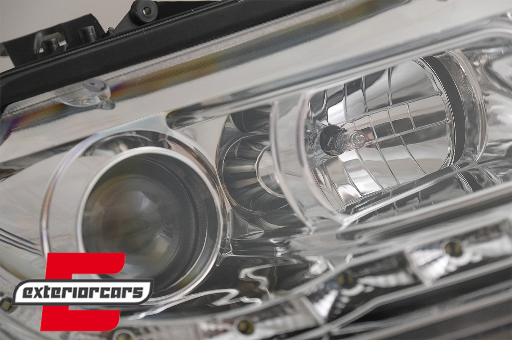 Prednja svjetla LED DayLight (chrome) / Audi A4 Cabrio B6 (2002-2006) - Slika 10
