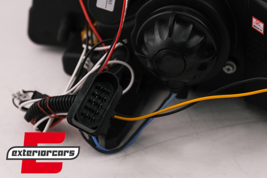 Prednja svjetla LED DayLight (crna) / Audi A4 Cabrio B6 (2002-2006) - Slika 15