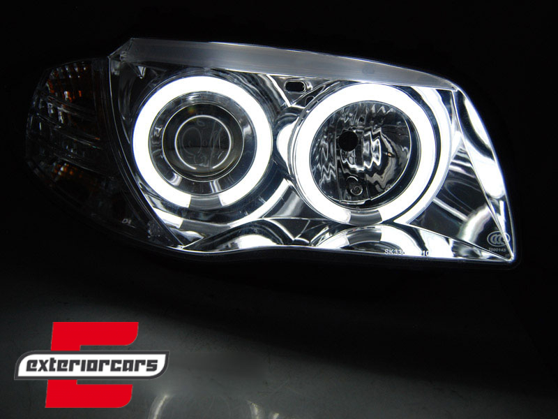 Prednja svjetla CCFL Angel Eyes (chrome) / BMW serije 1 E87 E81 E82 E88 (2004-2011) - Slika 2