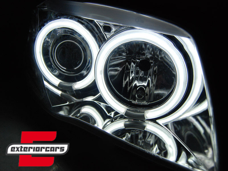Prednja svjetla CCFL Angel Eyes (chrome) / BMW serije 1 E87 E81 E82 E88 (2004-2011) - Slika 3