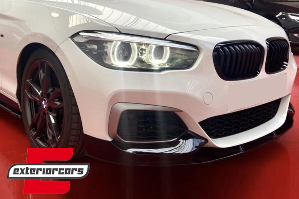 Prednji nastavak branika M-Performance dizajn (piano crna) / BMW serije 1 F20 F21 LCI (2015-2019) - Slika 11
