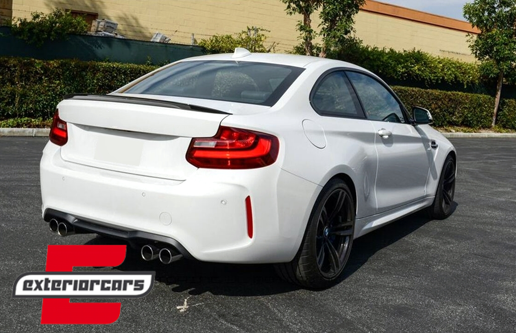 Lip bunkera M2 dizajn (piano crna) / BMW serije 2 F22 F87 M2 Coupe (2012-2021) - Slika 9