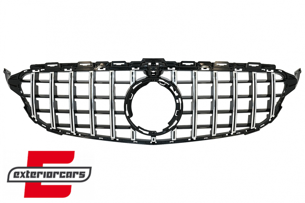 Prednja maska GT-R Panamericana dizajn 360° (chrome) / Mercedes C-klasa A205 C205 S205 W205 (2018-2020) - Slika 2