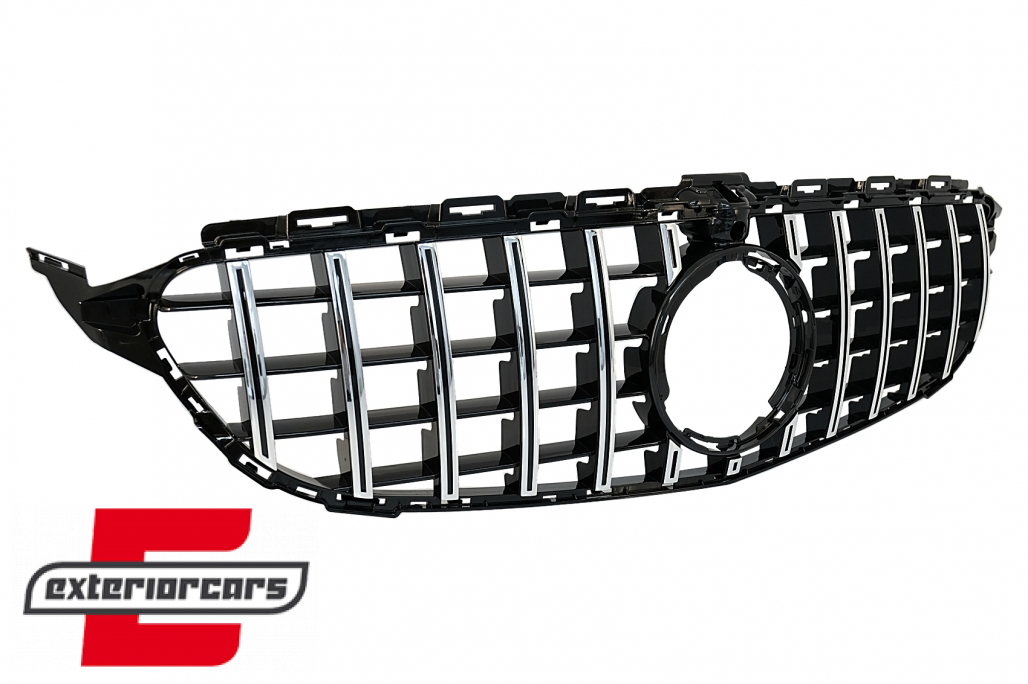 Prednja maska GT-R Panamericana dizajn 360° (chrome) / Mercedes C-klasa A205 C205 S205 W205 (2018-2020) - Slika 3