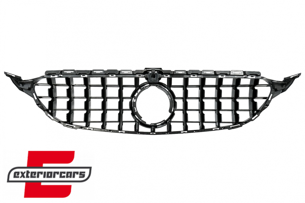 Prednja maska GT-R Panamericana dizajn 360° (chrome) / Mercedes C-klasa A205 C205 S205 W205 (2018-2020) - Slika 5