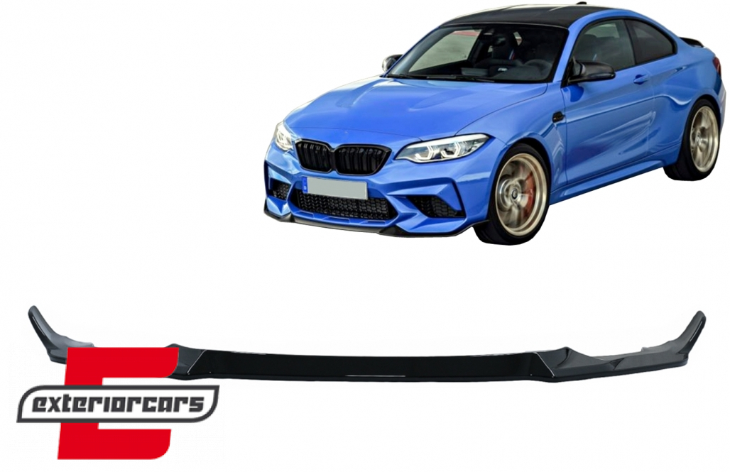 Prednji nastavak branika (piano crna) / BMW serije 2 F87 M2 (2016-2021)