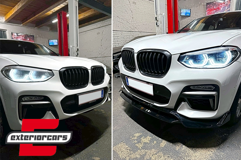 Prednji nastavak branika M-Performance dizajn (piano crna) / BMW X4 G02 X4M M Sport (2018-2021) - Slika 16