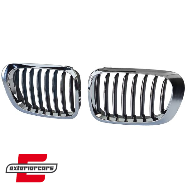 Prednja maska M-Performance dizajn (chrome/crna) / BMW serije 3 E46 Coupe Cabrio (1999-02.2003) - Slika 2
