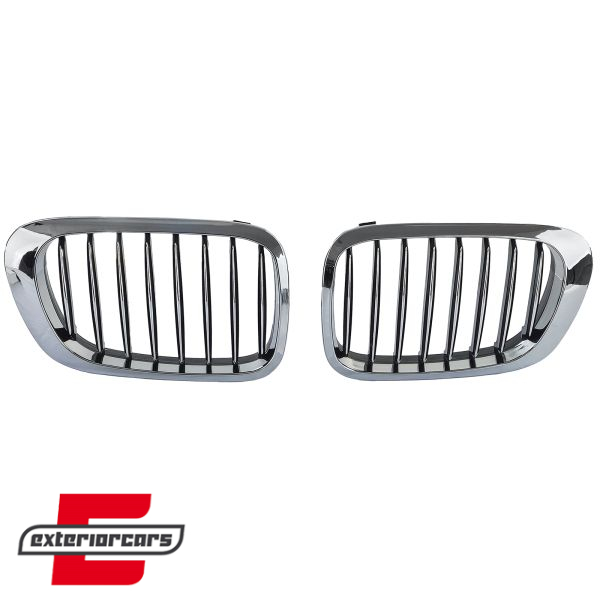 Prednja maska M-Performance dizajn (chrome/crna) / BMW serije 3 E46 Coupe Cabrio (1999-02.2003) - Slika 3