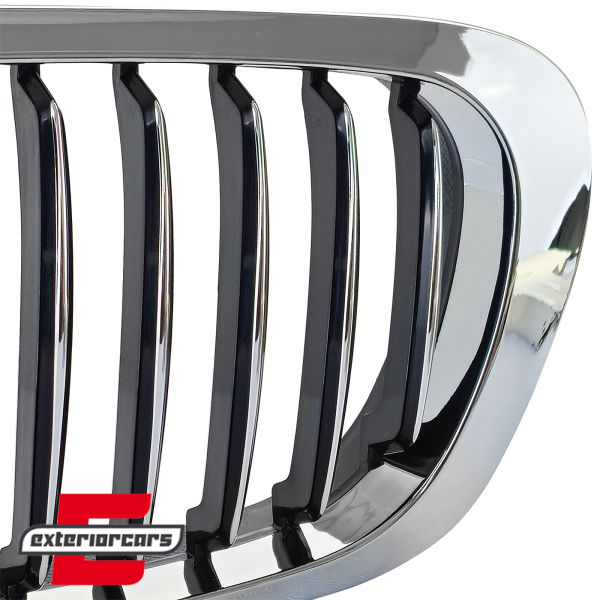 Prednja maska M-Performance dizajn (chrome/crna) / BMW serije 3 E46 Coupe Cabrio (1999-02.2003) - Slika 5