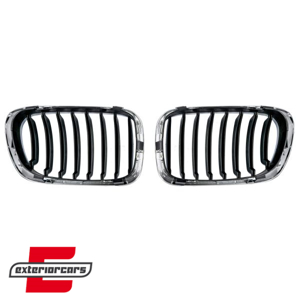 Prednja maska M-Performance dizajn (chrome/crna) / BMW serije 3 E46 Coupe Cabrio (1999-02.2003) - Slika 6