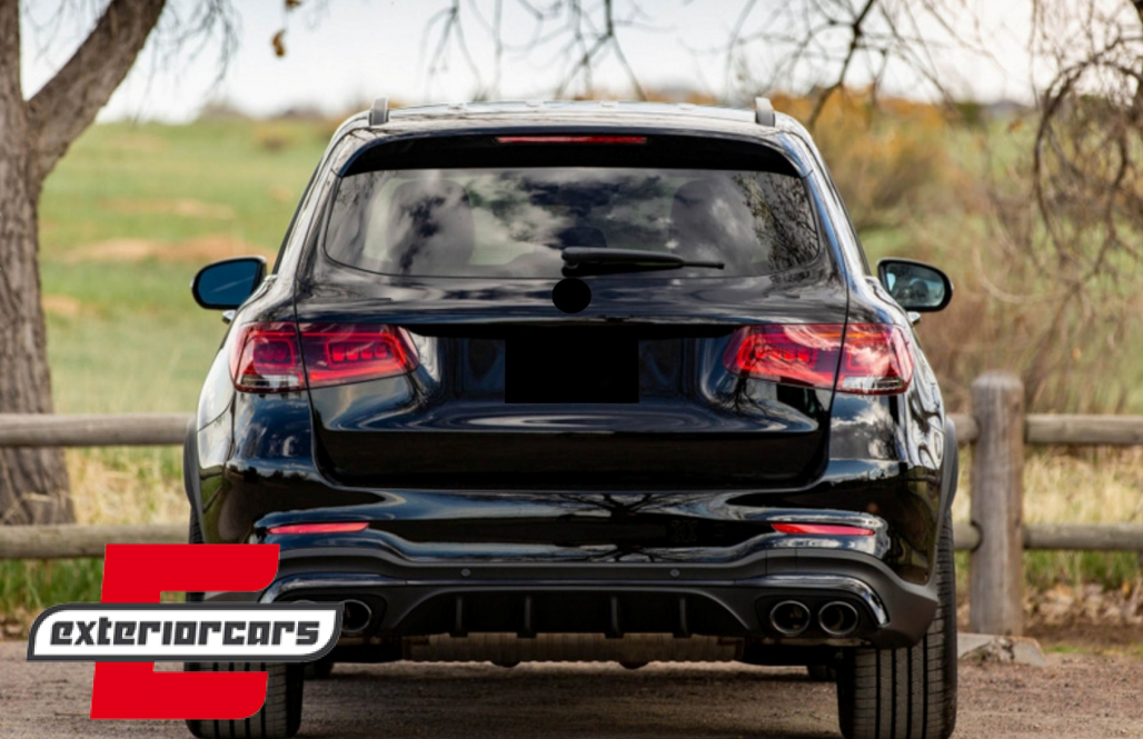 Difuzor zraka & nastavci auspuha GLC43 AMG dizajn (crna) / Mercedes GLC SUV X253 Facelift (2020-2022) - Slika 18