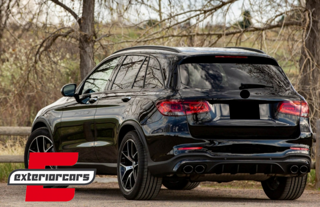 Difuzor zraka & nastavci auspuha GLC43 AMG dizajn (crna) / Mercedes GLC SUV X253 Facelift (2020-2022) - Slika 17