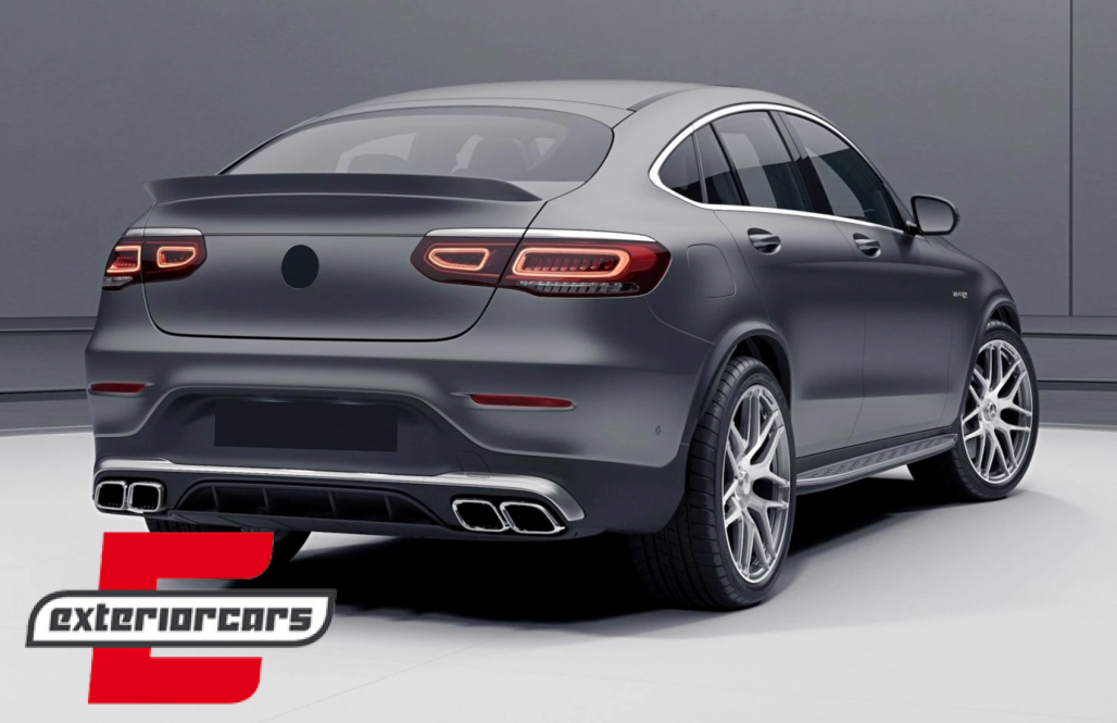 Difuzor zraka & nastavci auspuha GLC63 AMG dizajn / Mercedes GLC Coupe Facelift C253 (2020-) - Slika 15