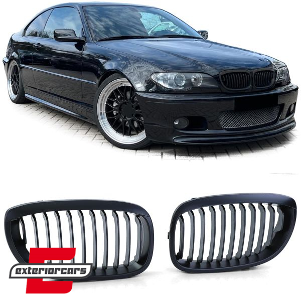 Prednja maska M-Performance dizajn (mat crna) / BMW serije 3 E46 Facelift Coupe Cabrio (03.2003-2006) - Slika 10