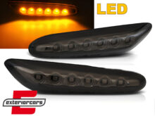 Bočni žmigavci LED (smoke) / BMW 1er E81 E82 E87 E88 (2004-2013) 3er E46 (2001-2005) E90 E91 E92 E93 (2004-2012) 5er E60 E61 (2003-2010)