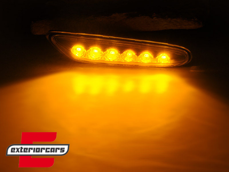 Bočni žmigavci LED (chrome) / BMW 1er E81 E82 E87 E88 (2004-2013) 3er E46 (2001-2005) E90 E91 E92 E93 (2004-2012) 5er E60 E61 (2003-2010) - Slika 3