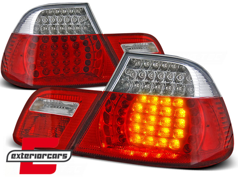 LED stražnja svjetla (crvena/kristal) / BMW serije 3 E46 Coupe (1998-03.2003)