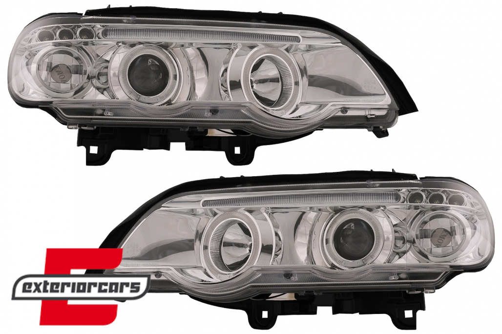 Prednja svjetla Angel Eyes (chrome) / BMW X5 E53 (1999-2003) - Slika 15