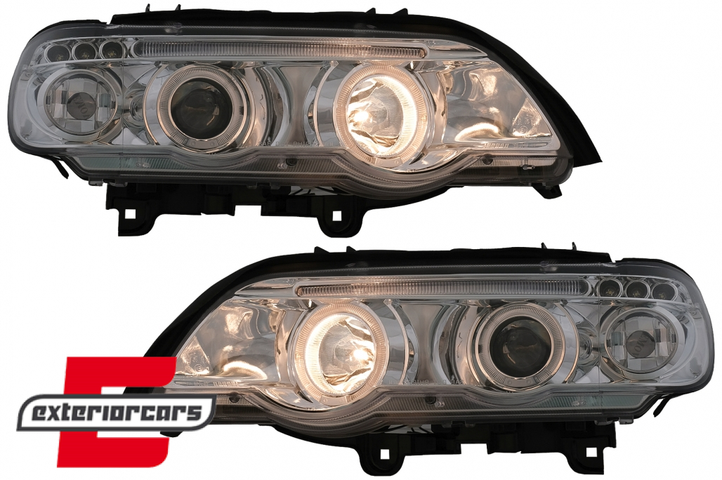 Prednja svjetla Angel Eyes (chrome) / BMW X5 E53 (1999-2003) - Slika 9