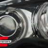 Prednja svjetla LED Angel Eyes (crna) / BMW serije 3 E46 Facelift limuzina karavan (2001-2005) - Slika 2