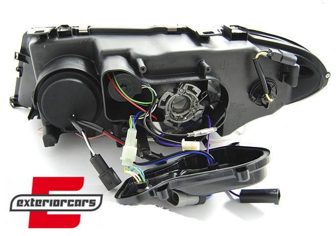 Prednja svjetla CCFL Angel Eyes Xenon (crna) / BMW serije 3 E46 Coupe Cabrio (04.2003-2006) - Slika 4