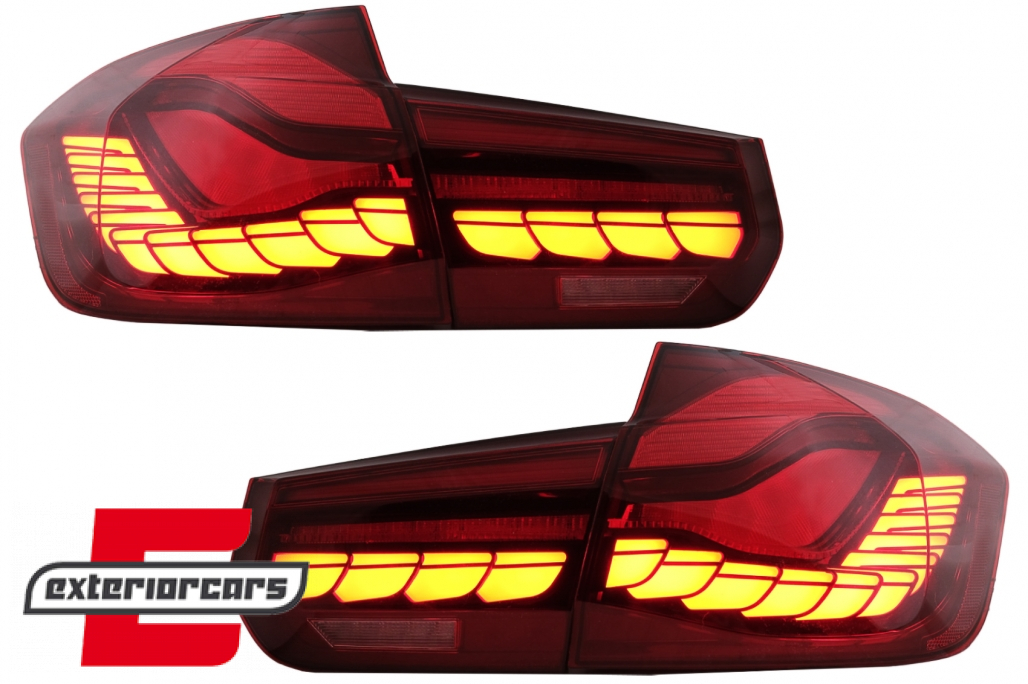 OLED stražnja svjetla SEQ žmigavci (crvena) / BMW serije 3 F30 F35 F80 (2011-2019) - Slika 2
